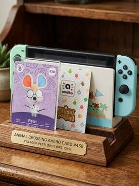 Petri Amiibo Card Animal Crossing Nintendo Men Women Boy Girl Teen Collectible
